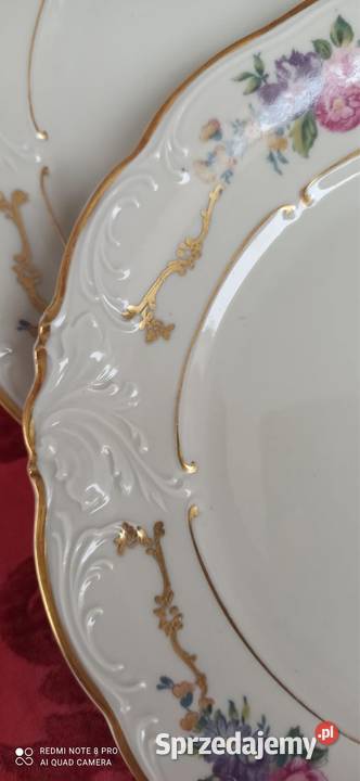 Talerzyk Kpm Syg lata 50 XX wieku Z bukietami