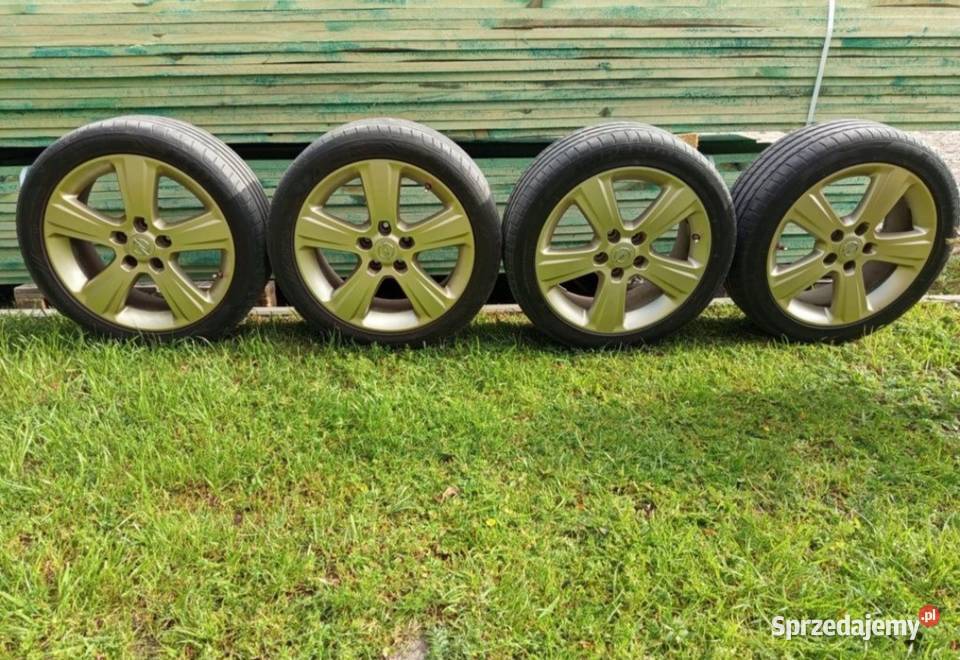 Złote Koła Alu z Oponami 17 5x110 OPEL SAAB Będków-Kolonia