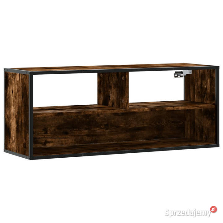 Szafka pod telewizor przydymiony dąb 100x31x395