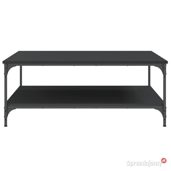 Stolik kawowy czarny 100x100x40 materiał Warszawa