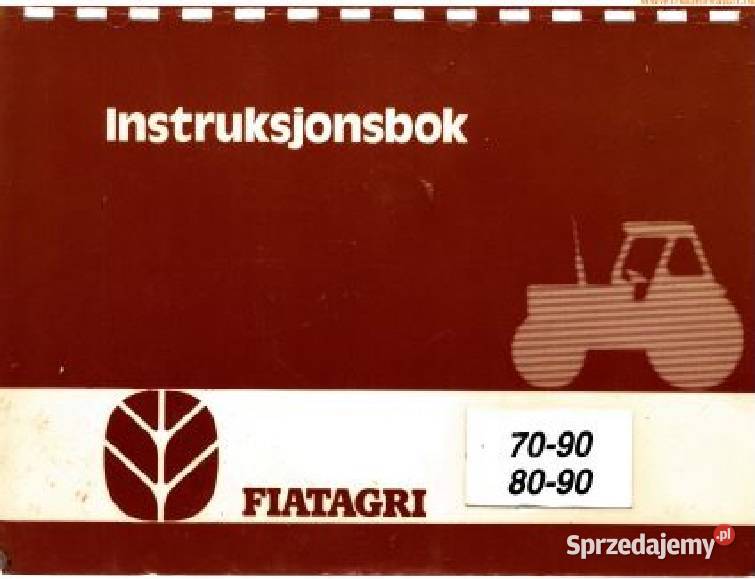 FIAT 7090 8090 instrukcja obsługi Kielce sprzedam
