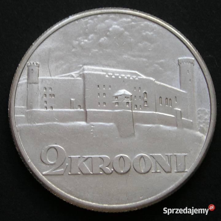 ESTONIA 2 KORONY 1930 REWAL SREBRO Łódź
