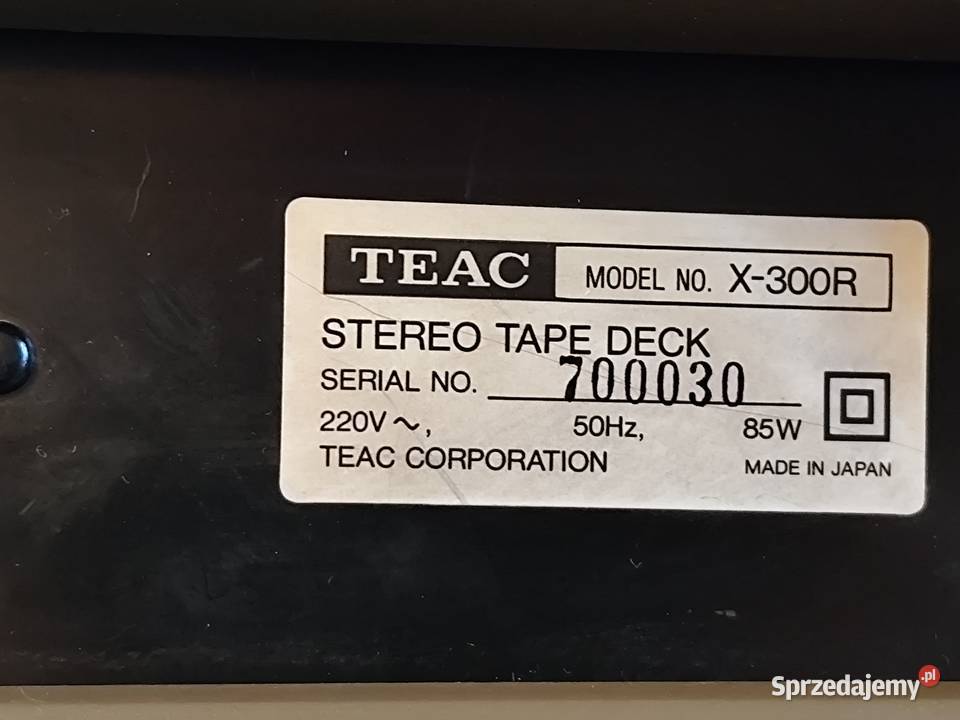 deck szpulowy TEAC X300R 3silniki 3głowice Mosty