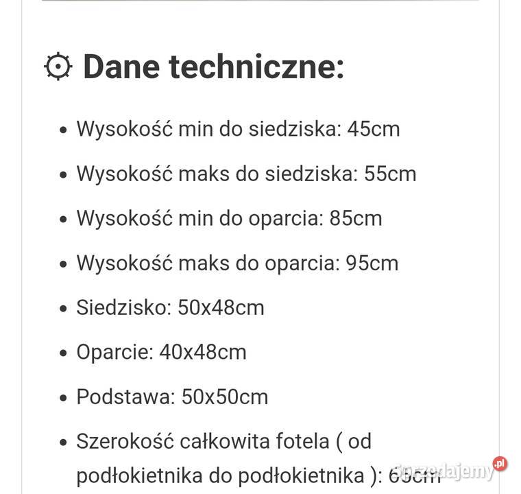 Fotel fryzjerski Opole sprzedam