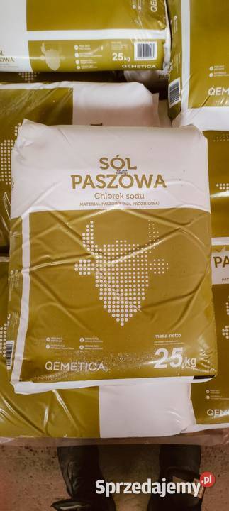 Sól paszowa zwierząt hodowlanych 25 DOSTAWA Głowno sprzedam