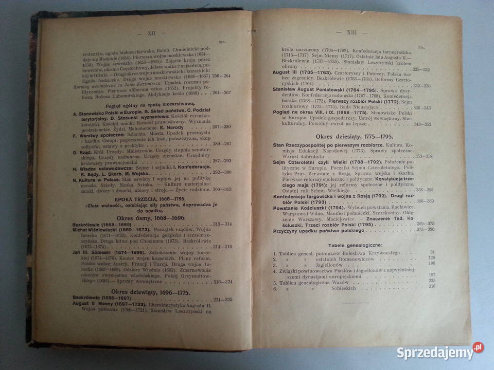 Zarys historji Polski Jan Friedberg 1928r opolskie sprzedam