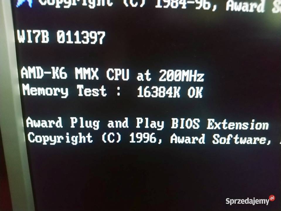 Procesor AMD K6 200MHz na socket 7 łódzkie Łódź sprzedam