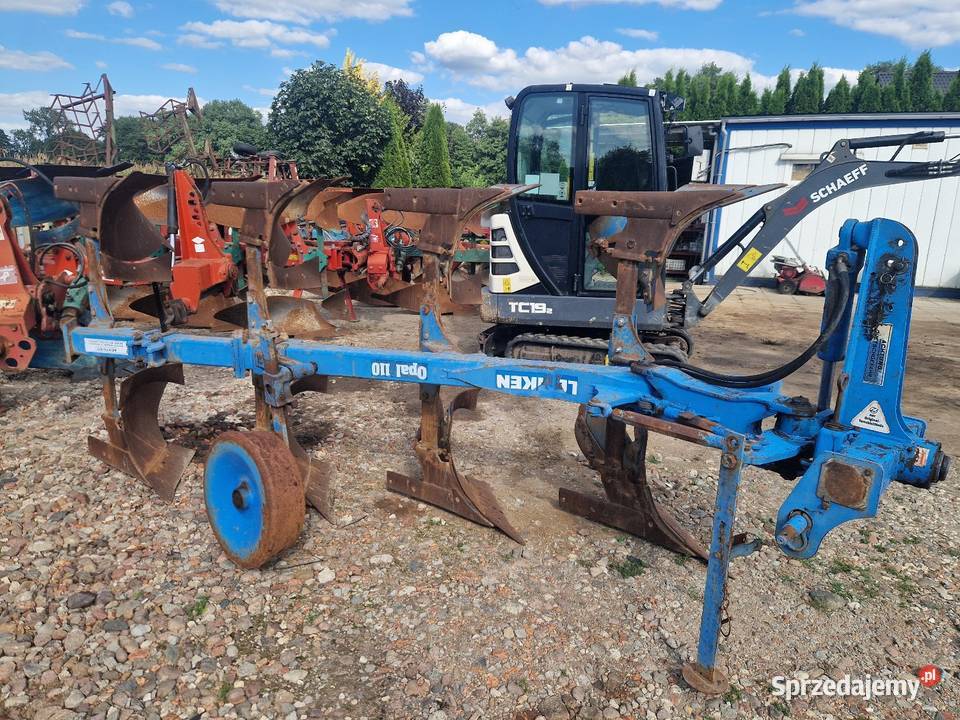 Pług Lemken Opal 110 4skibowy obrotowy Rolnictwo wielkopolskie Osiek Mały