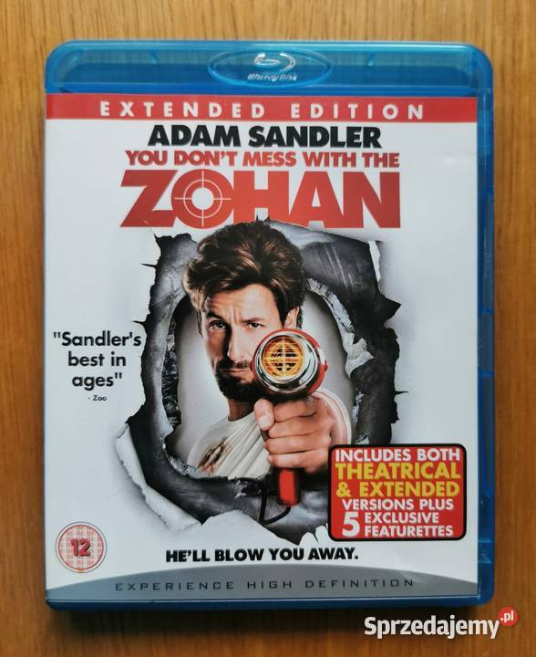 You Dont Mess with the Zohan Nie Zadzieraj z Blu-ray Parzęczew