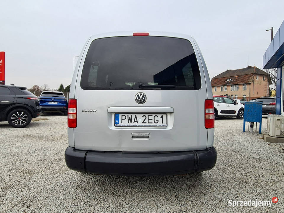 Volkswagen Caddy LONG Patforma Inwalidy Automat nieuszkodzony Wągrowiec