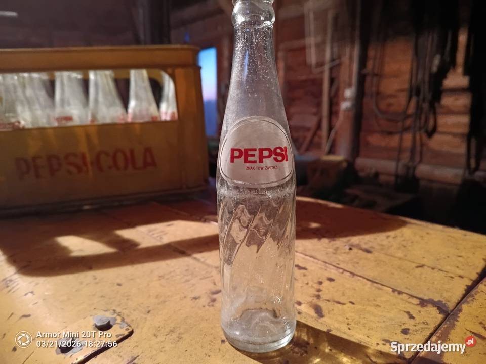 Stare butelki Pepsi Cola z lat 80 z transportem małopolskie Kościelisko