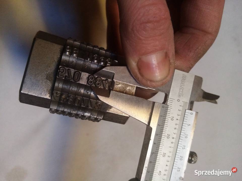 Numerator tarczowy 5mm solidny 6mm wybijam śląskie