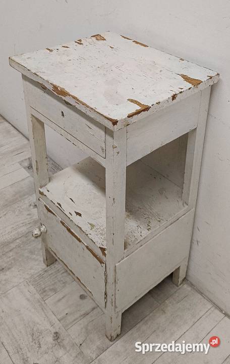 szafka nakastlik nocna drewniana vintage stara łódzkie sprzedam