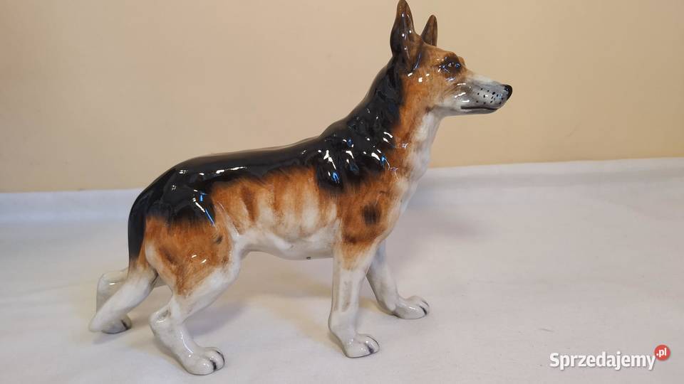 Figurka psa Alsatian Royal Doulton oryginalne Piła