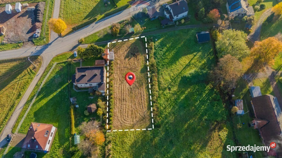 Działka budowlana w Kaniowie asfalt Sprzedaż Kaniów