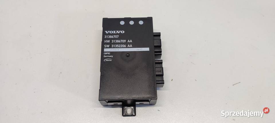 VOLVO V60 MODUŁ KLAPY BAGAŻNIKA 31386707