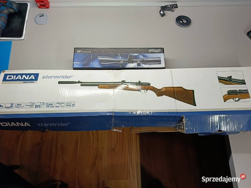 Wiatrówka Diana PCP Stormrider 45 drewno Pompka Kutno