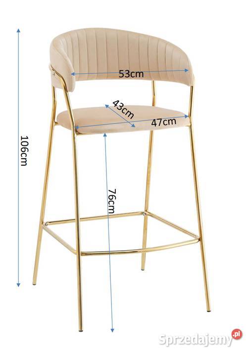 Beżowy Hoker Tapicerowany Spark Wysyłka 24H