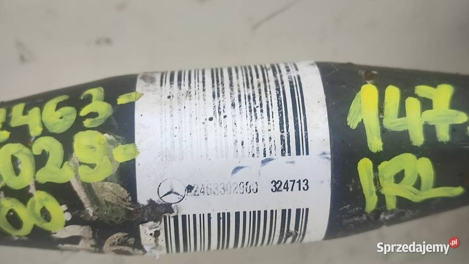 147MERCEDES AKLASA W246 15 16 CDI PÓŁOŚKA Włoszczowa