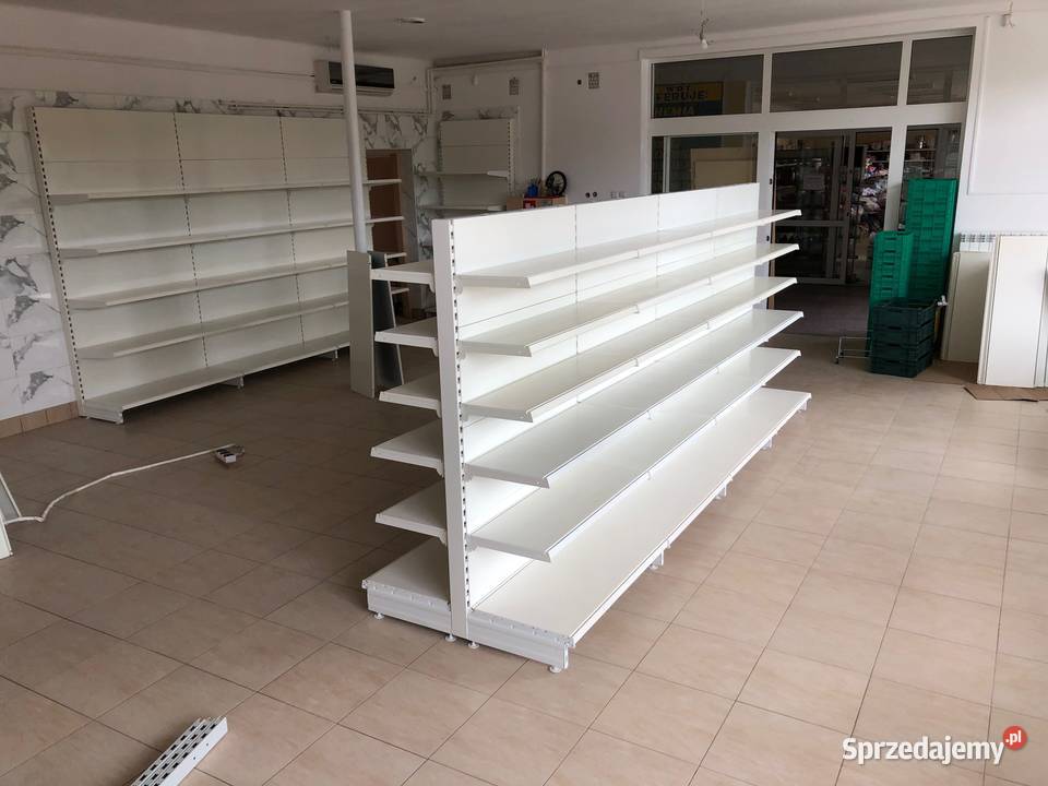 REGAŁY SKLEPOWE METALOWE gondola środkowy regał Ostrołęka