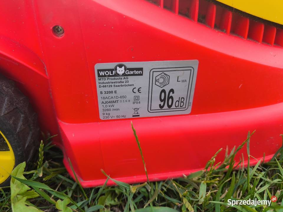 Kosiarka elektryczna wolf Gardena 1kw kosz Kosiarki elektryczne sprzedam