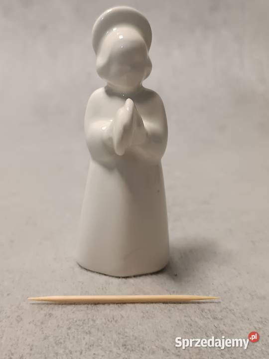 ROYAL COPENHAGEN Aniołek z talerzami Porcelana i szkło Dobrzany