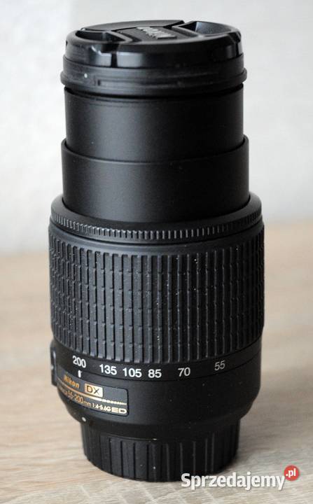 Obiektyw do Nikona Nikkor 55200 ze stabilizacją