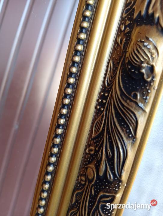 lustro w złotej ramie 428 Lustra Byczyna