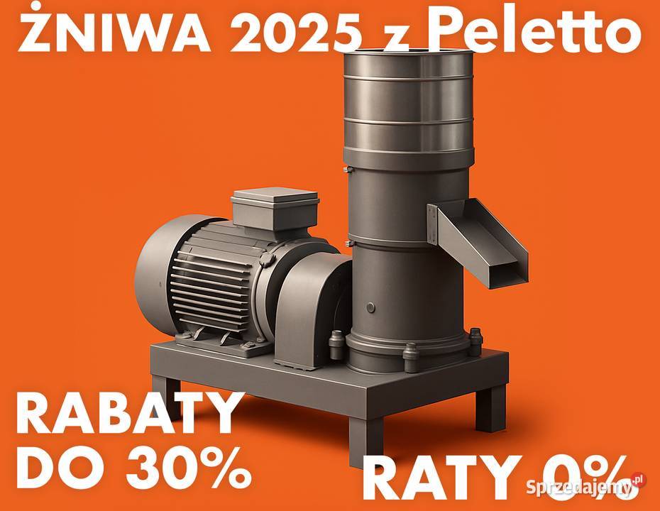 Peleciarka do peletu SMP250 z ruchomymi rolkami Poznań sprzedam