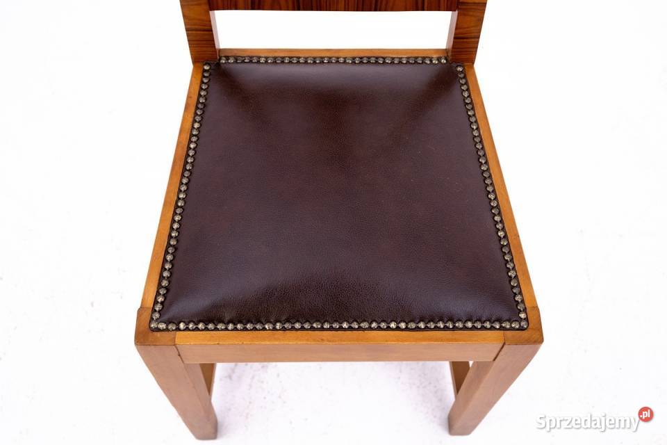 Okrągły stół z krzesłami w stylu Art Deco POlska