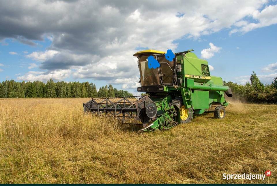 Kombajn John Deere 1075 Gotowy do żniw Heder Zbożowe Komórki