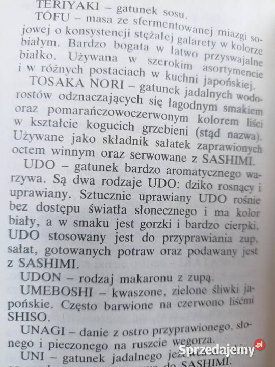 Kuchnia japońska Pitera książki Warszawa