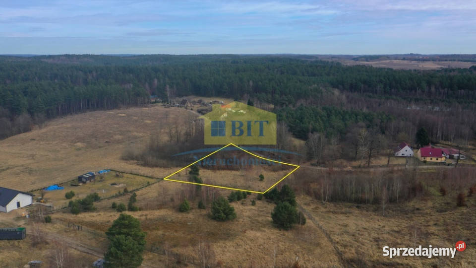 Działka 3412 m2 Jeziorem Krosino zachodniopomorskie Głęboczek