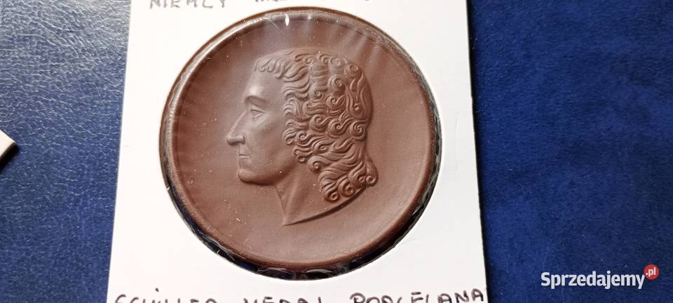 Stare monety Medal Niemcy porcelana 80 Lesko