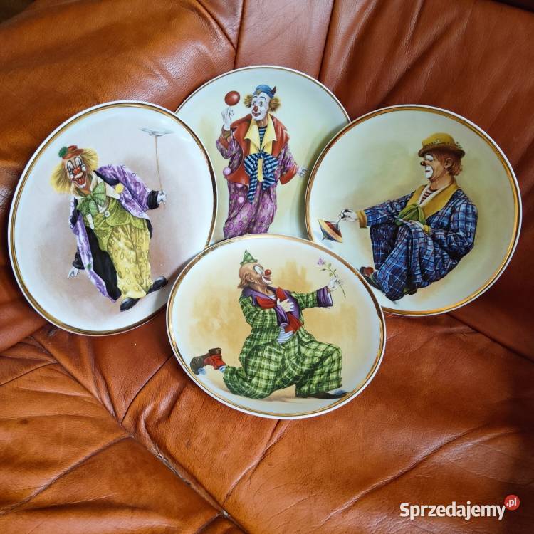 Angielska porcelana Kolekcja talerzy Porcelana i szkło
