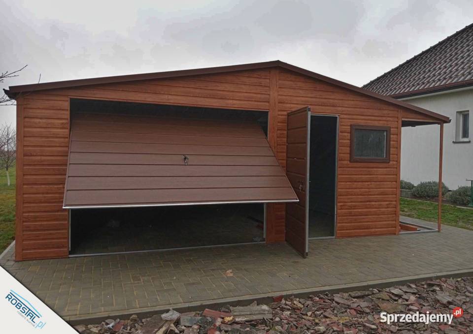 Garaż Blaszany Premium Wiatka 6x5m Białowieża