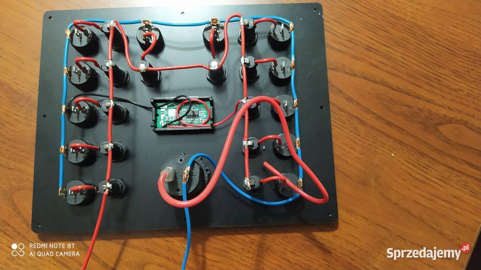 Tablica centralka panel elektryczny rozdzielnia Żeglarstwo