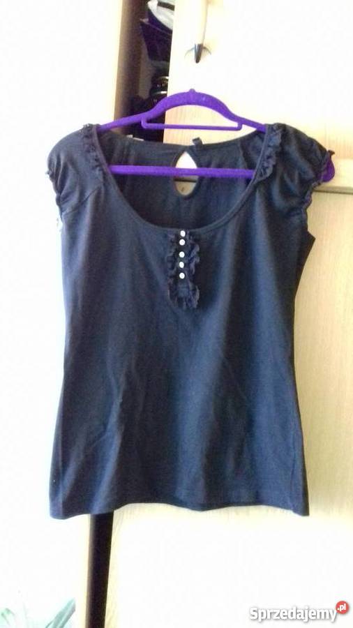 Bluzka czarna z koronką Iława