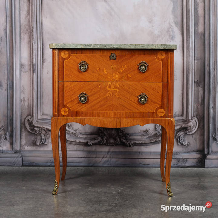 ARTexpert Komoda Ludwik marmurowy blat vintage zachodniopomorskie Dobrzany