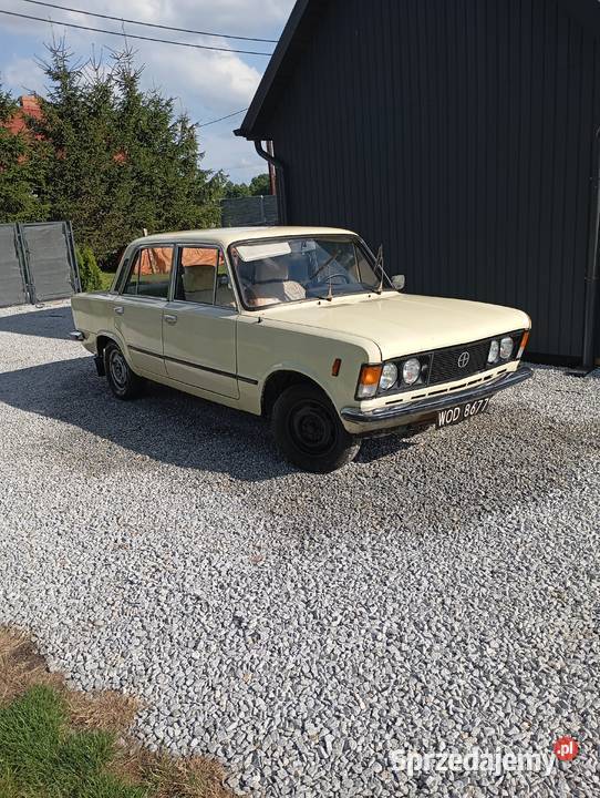 Fiat 125 czarne tablice Motoryzacja Milicz