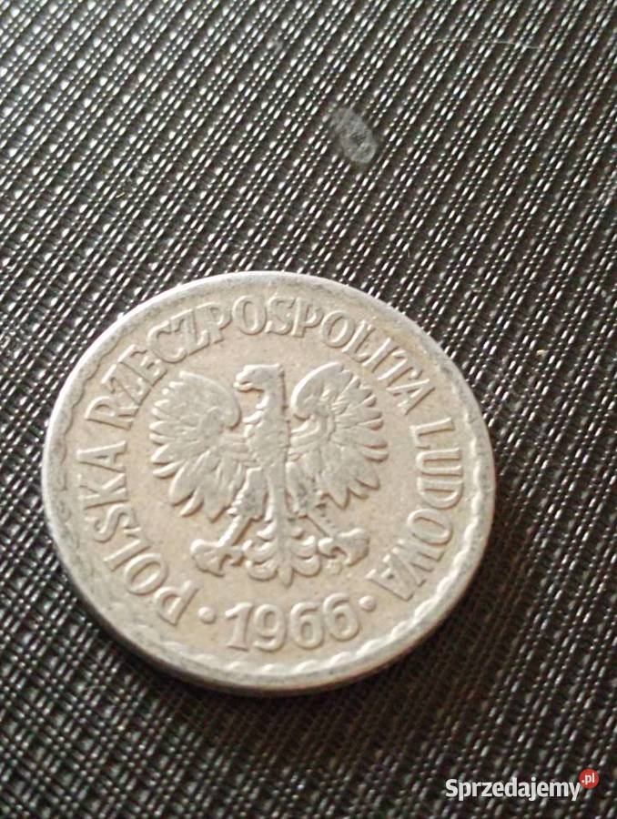 Sprzedam trzecie 1 zl 1966 zzm Numizmatyka Chełm