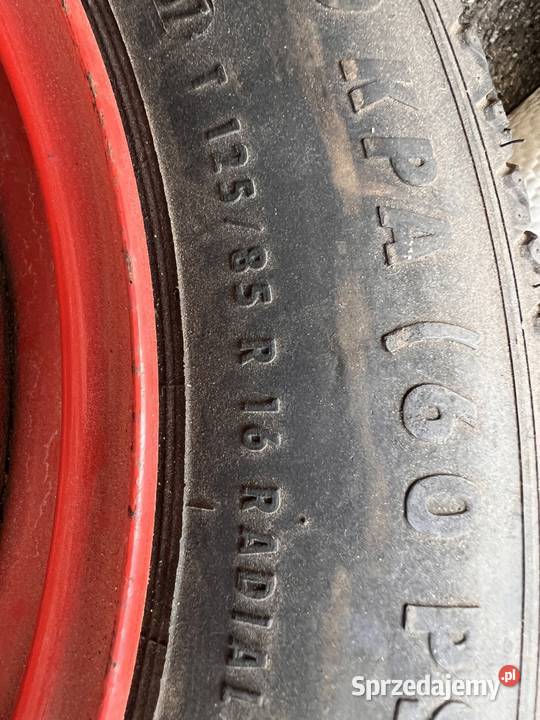 Peugeot koło dojazdowe zapasowe 16 r16 4x108 Koła dojazdowe świętokrzyskie Kielce sprzedam