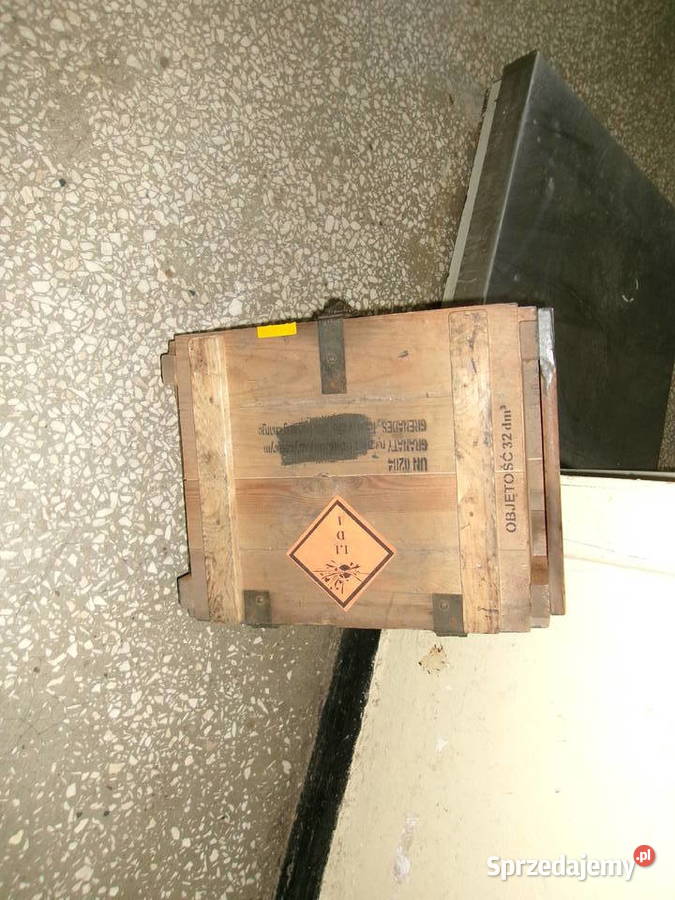 Skrzynia wojskowa drewniana wym 36x45 wys 15 mazowieckie Legionowo