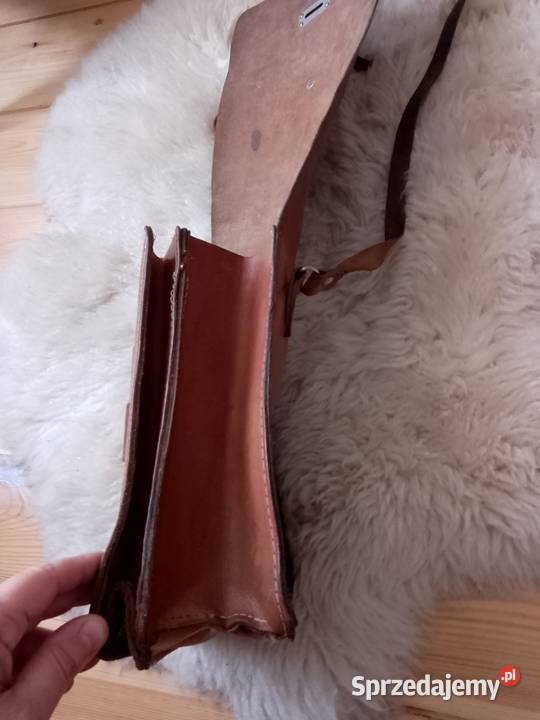 Torba skórzana raportowała PRL śląskie Częstochowa