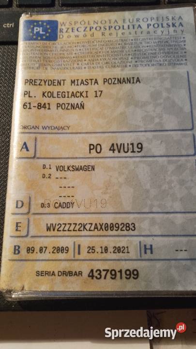 Volkswagen Candy niepełnosprawnego na wózku 1896cm3 Leszno