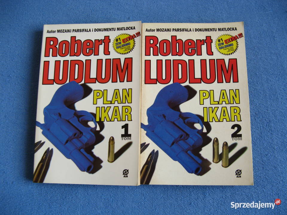 Robert Ludlum Plan Ikar komplet tom 1 i 2 Poznań