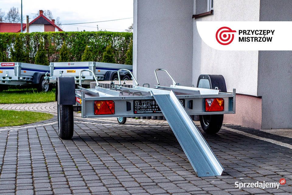 NOWA 2023 Przyczepa motocyklowa TEMARED MOTO 3 niskopodłogowe Dąbrowa Górnicza