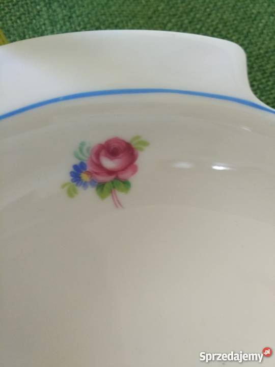 Półmisek z markowej porcelany Antyki, Sztuka, Kolekcje Ropa