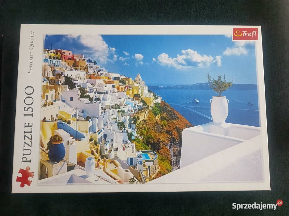 puzzle Trefl Santorini Grecja 1500 elementów mazowieckie