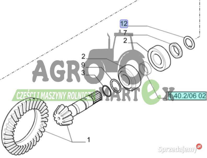 4999067 4999072 PODKŁADKA REGULACYJNA CNH Pozostałe Wichrów